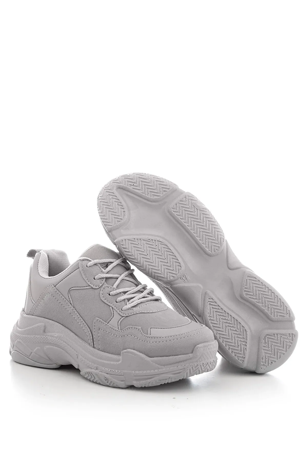 Tonny Black Women's Grey Toprak Sports Shoes