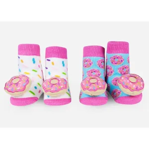 Waddle Donut Rattle Socks