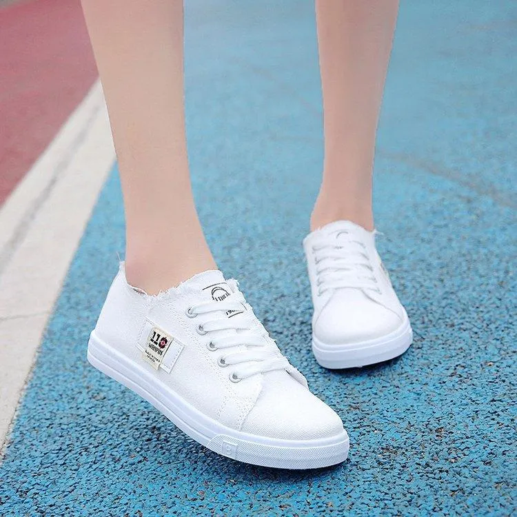 Women ins canvas trend shoes