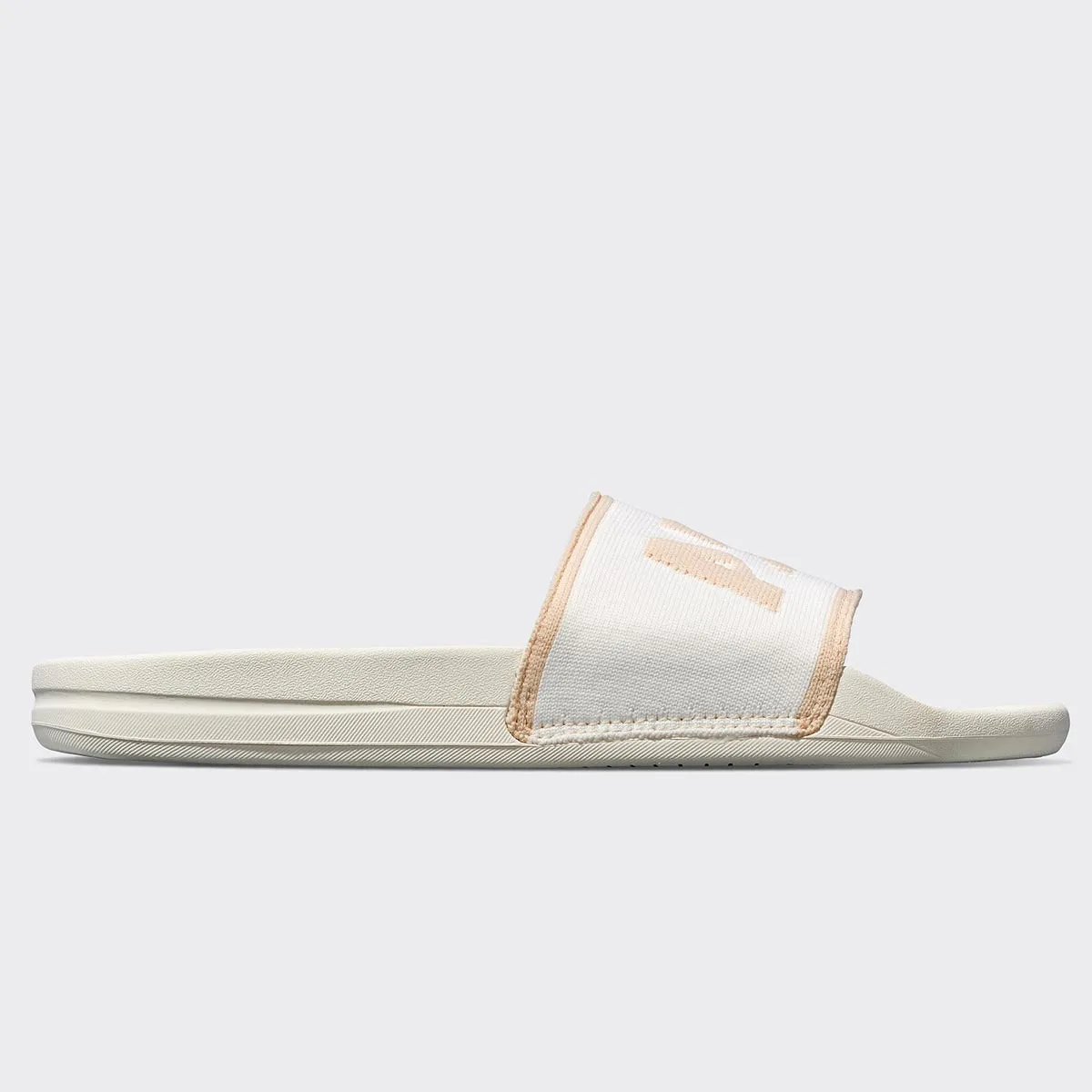 Women's Big Logo TechLoom Slide Ivory / Warm Silk