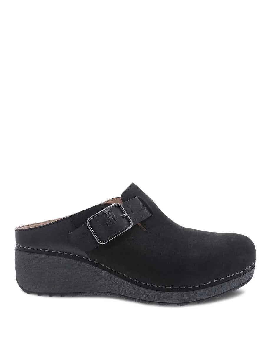 Women's Dansko Caia Color: Black Milled Nubuck