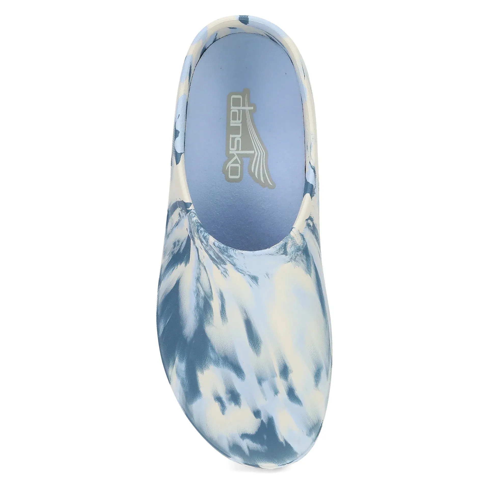 Women's Dansko Kaci Color: Sky Marbled Molded Mule