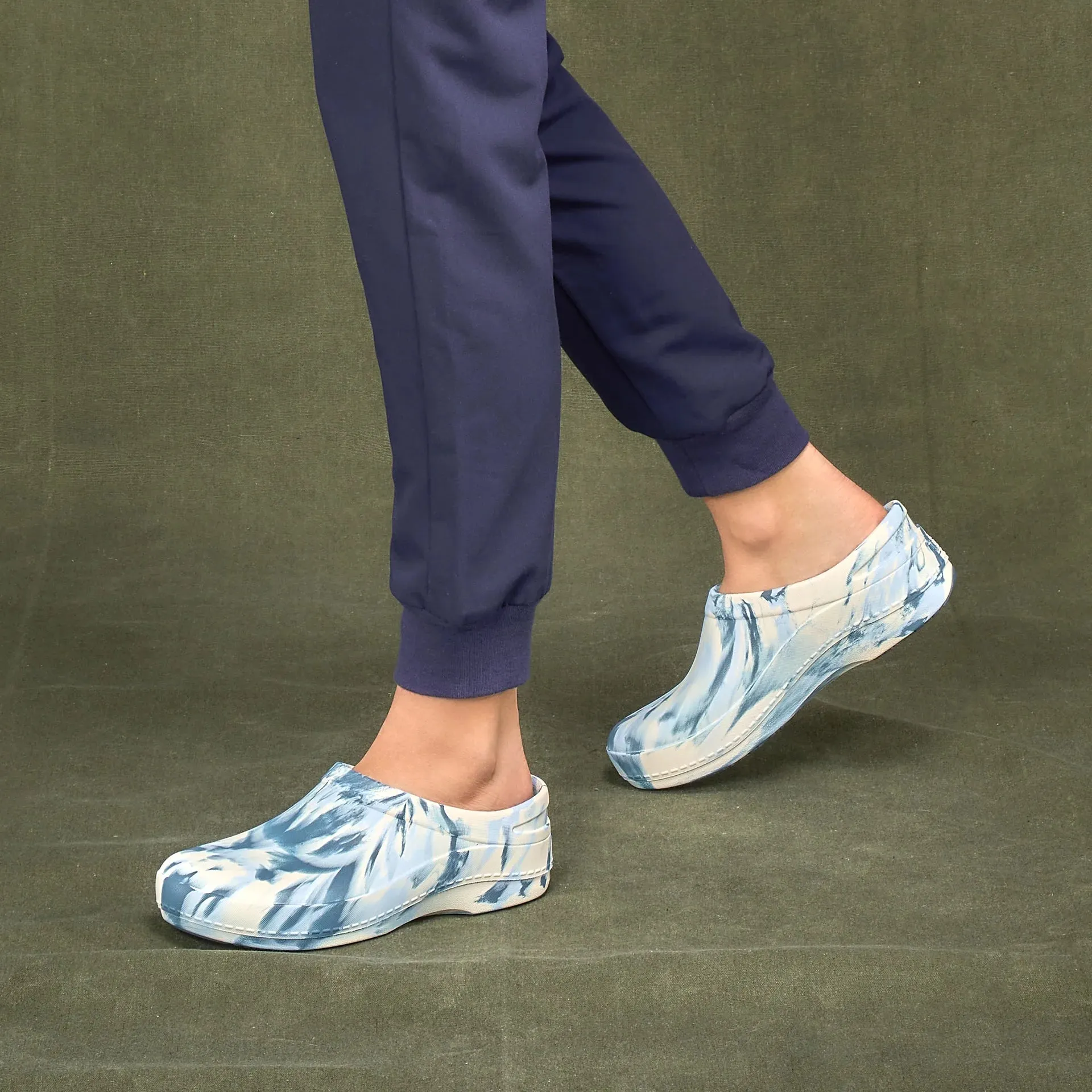 Women's Dansko Kaci Color: Sky Marbled Molded Mule