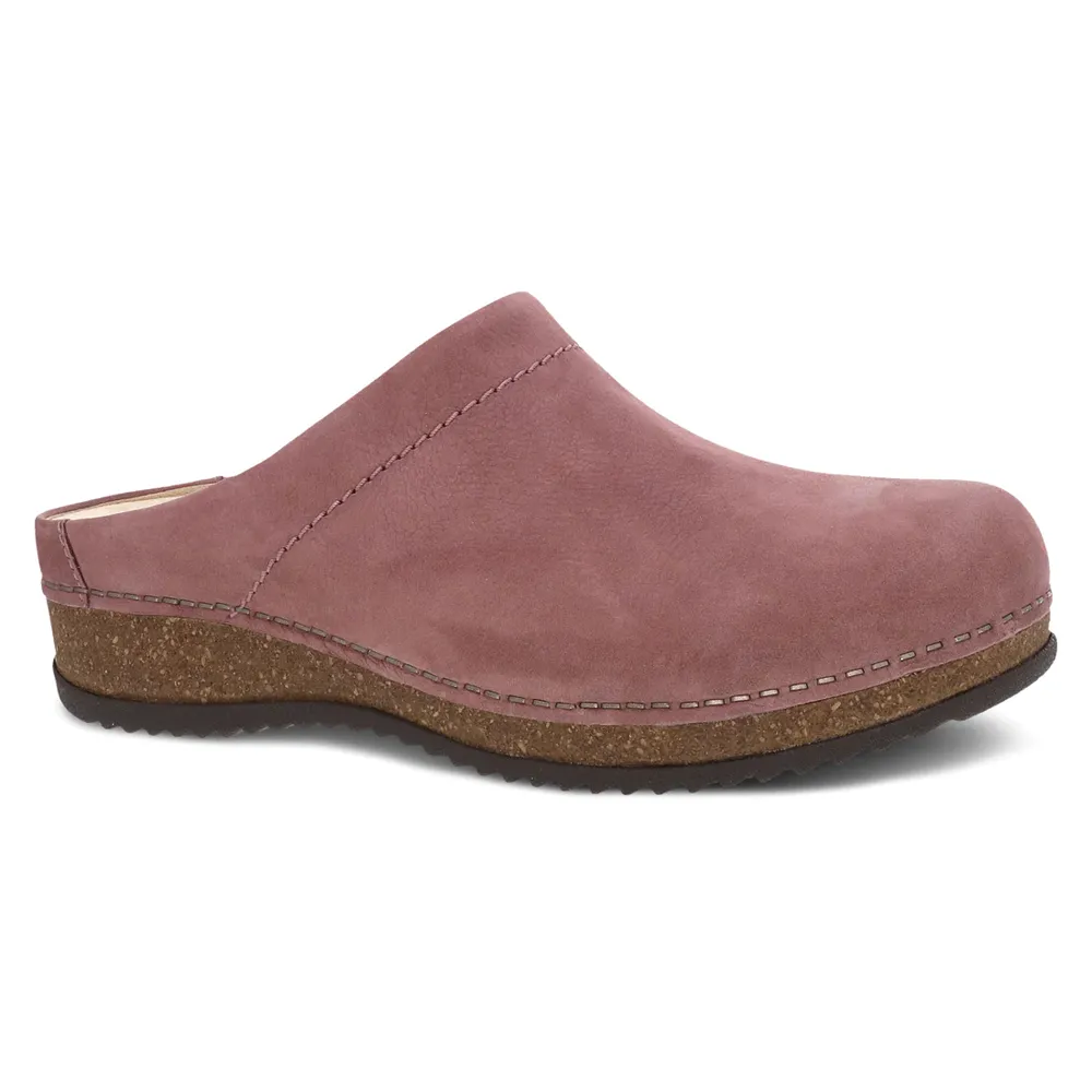 Women's Dansko Mariella Color: Rose Milled Nubuck Mule