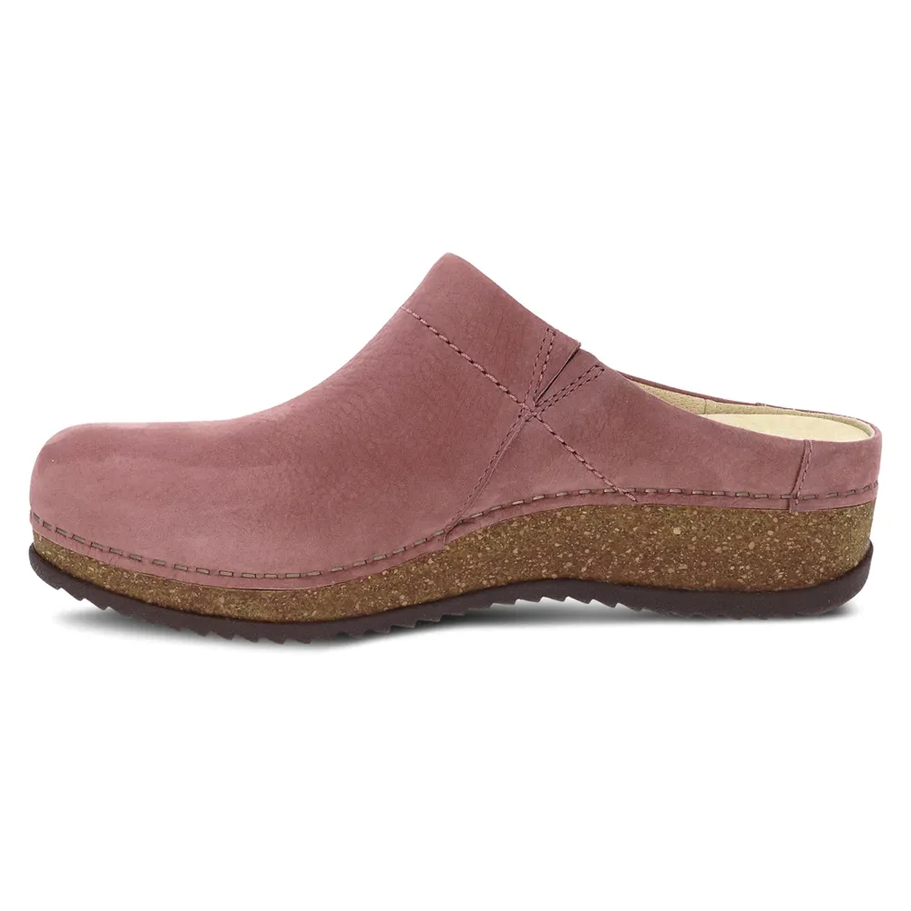 Women's Dansko Mariella Color: Rose Milled Nubuck Mule