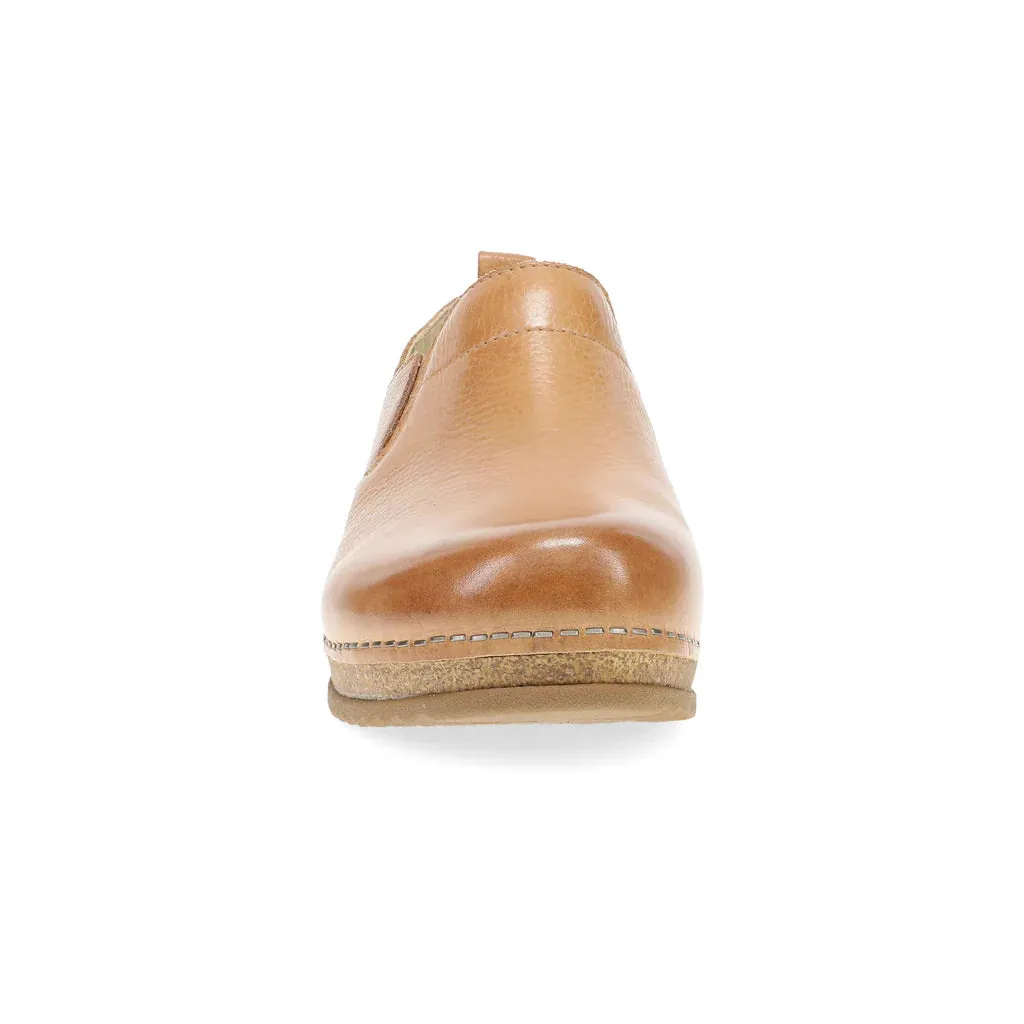 Women's Dansko Meara Clog Color: Tan Waxy Milled