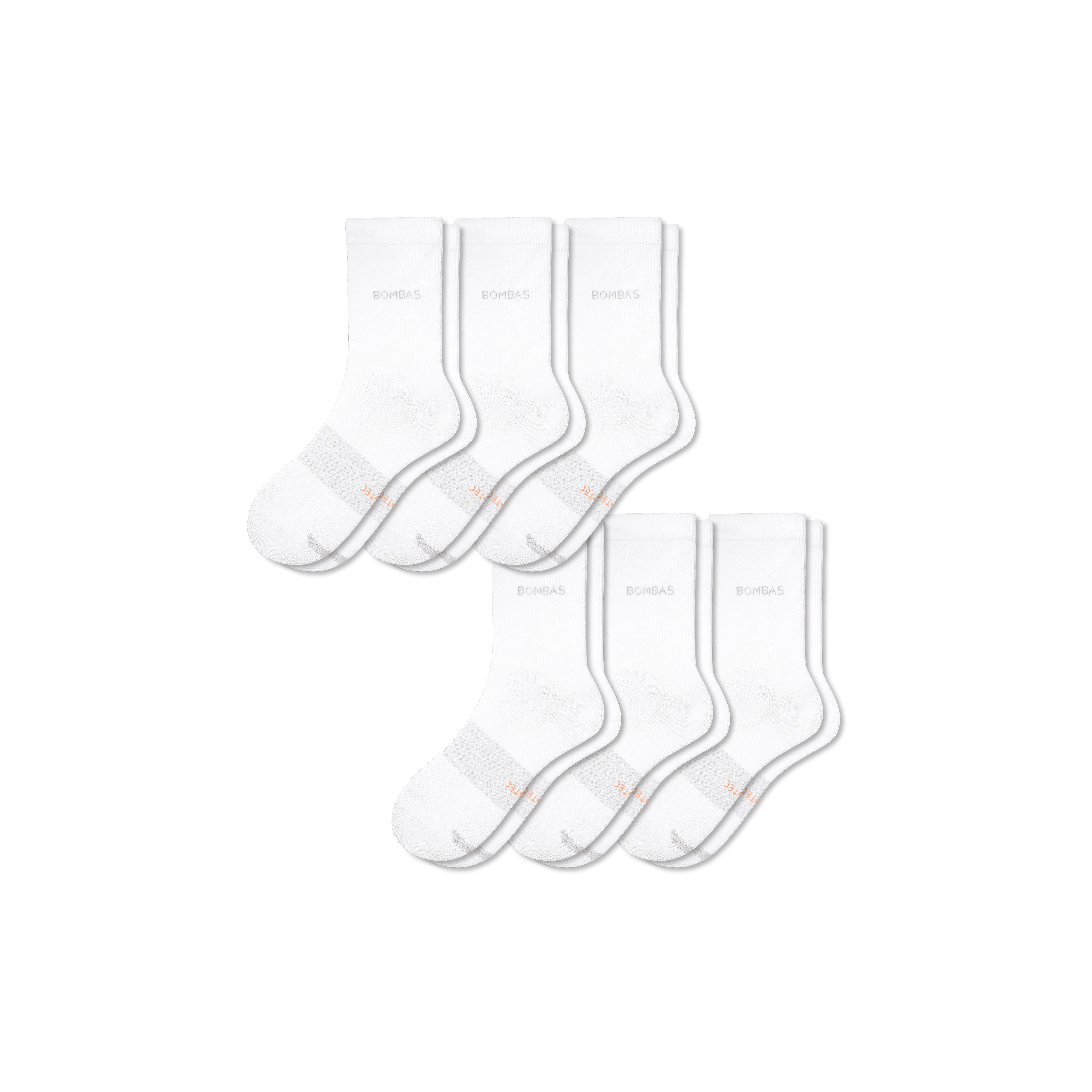 Women's Lightweight Athletic Half Calf Sock 6-Pack