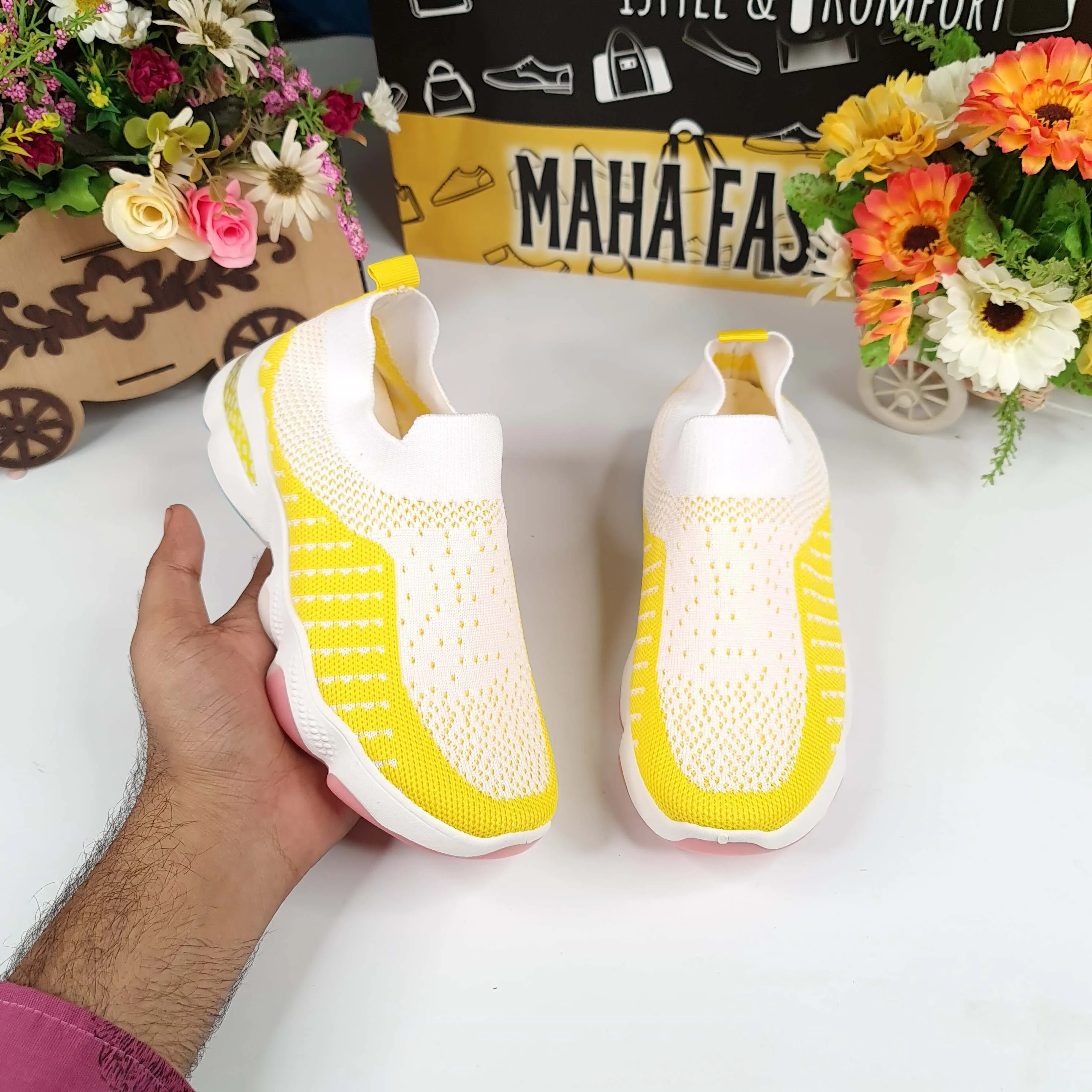 Yellow Women Casual Shoes